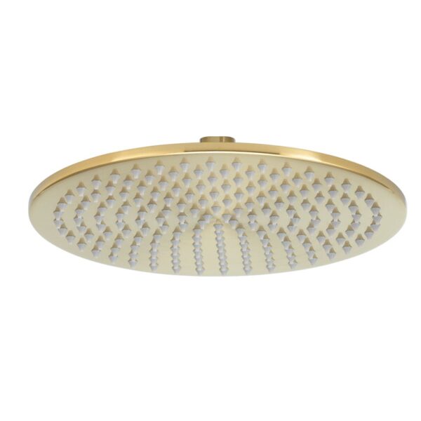 Shower Head Round 250mm - Brushed Brass