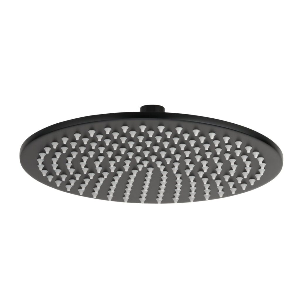 Shower Head Round 250mm - Matte Black