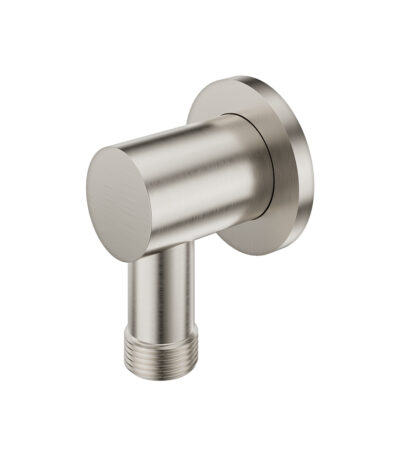 Shower Inlet Elbow with Dual Check Valve, Brushed Nickel