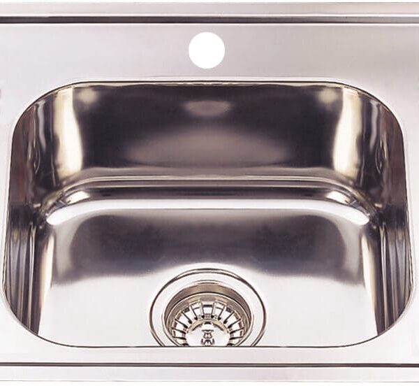 Single Bowl & Double Drainer 1180 x 480mm - Stainless Steel | DH446S