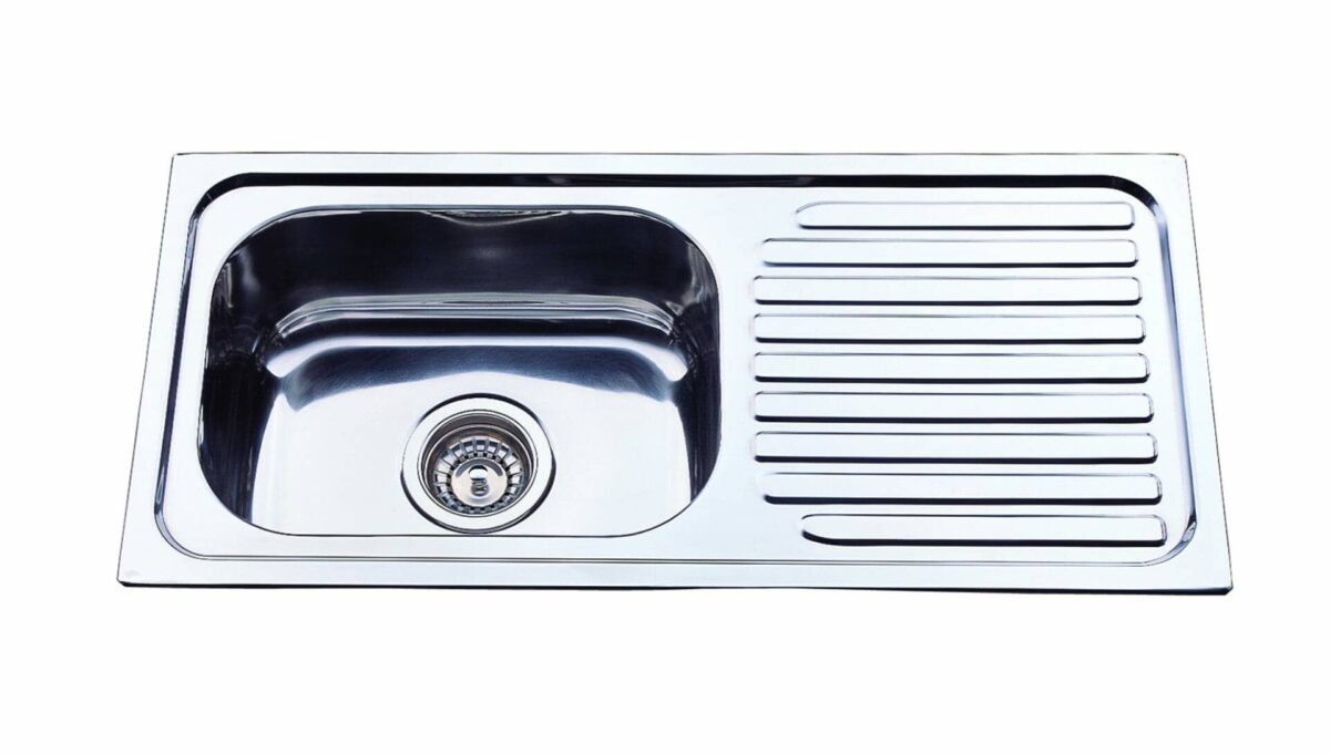 Single Bowl & Single Drainer 765x365mm - Stainless Steel | NH327SLHB