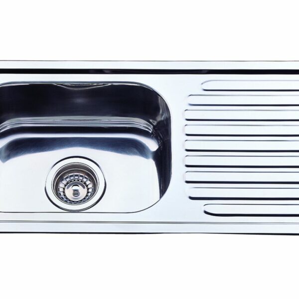 Single Bowl & Single Drainer 765x365mm - Stainless Steel | NH327SLHB