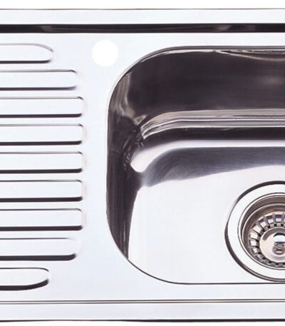 Single Bowl & Single Drainer 765x365mm - Stainless Steel | NH327SRHB