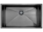 Single Bowl Sink - Gunmetal Black - 650x450x220mm | CJ-SINK-3N-GB
