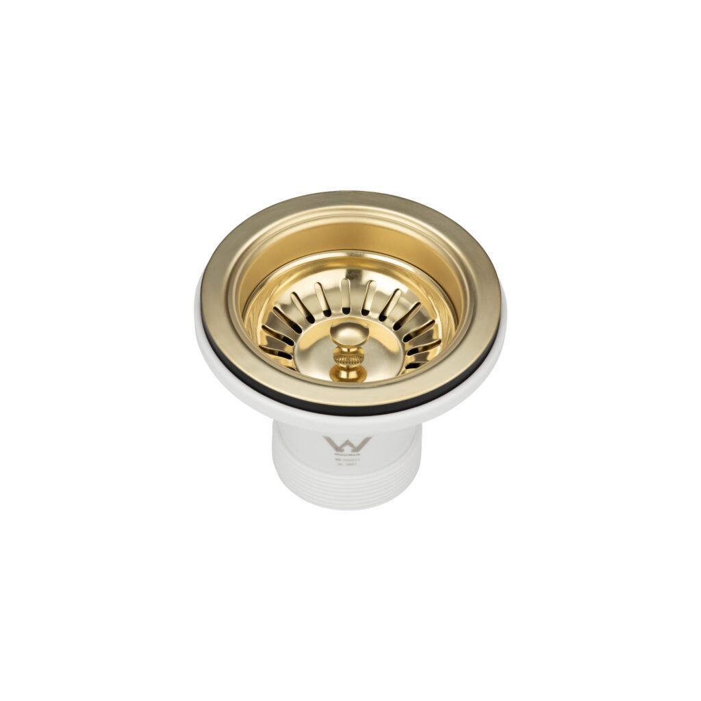 Sink Basket Waste - Brushed Brass