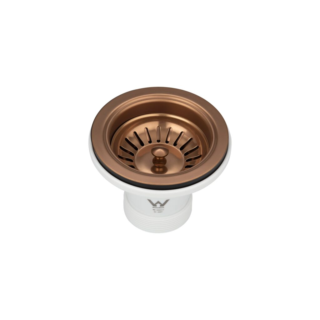 Sink Basket Waste - Brushed Copper