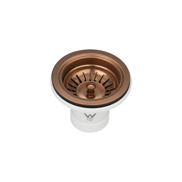 Sink Basket Waste - Brushed Copper
