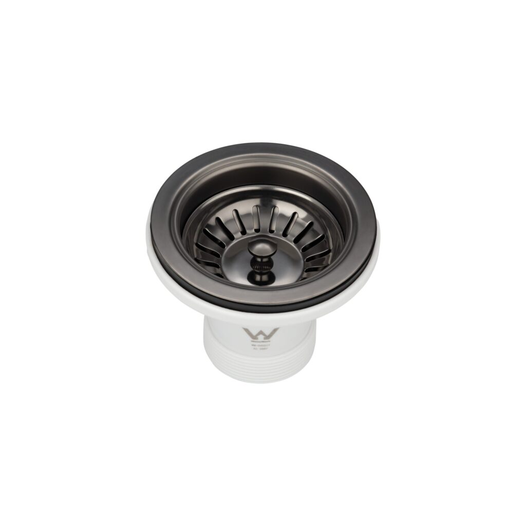 Sink Basket Waste - Brushed Gunmetal