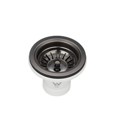 Sink Basket Waste - Brushed Gunmetal