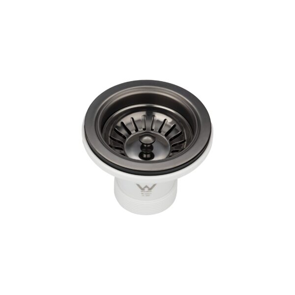 Sink Basket Waste - Brushed Gunmetal