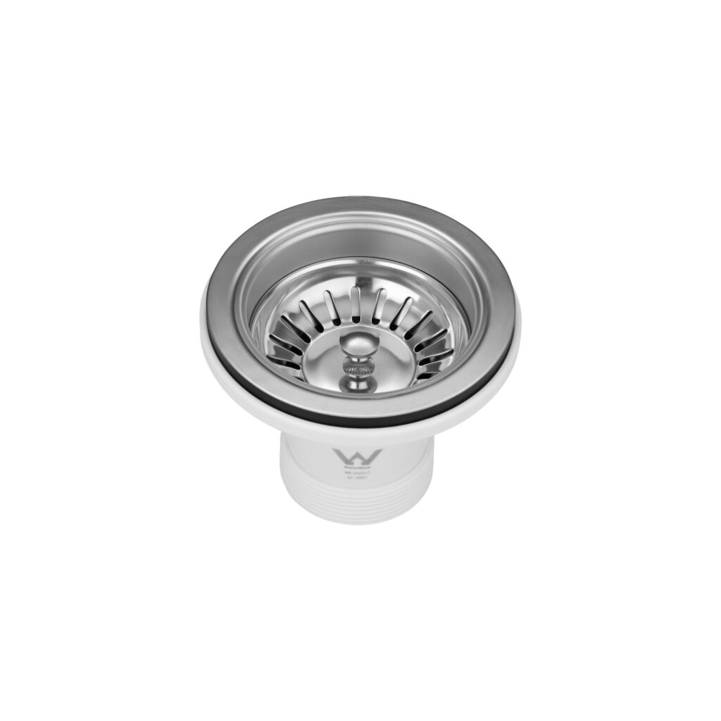 Sink Basket Waste - Stainless Steel