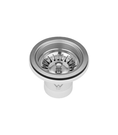 Sink Basket Waste - Stainless Steel