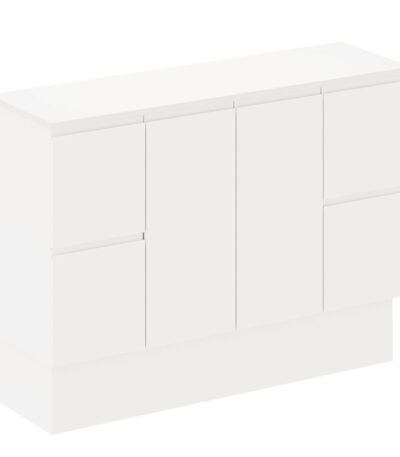 Siska 1200mm Ensuite Depth Cabinet on Kick