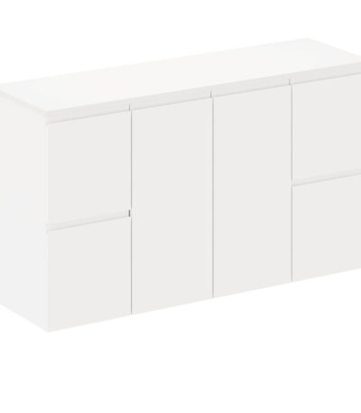 Siska 1200mm Ensuite Depth Wall Hung Cabinet