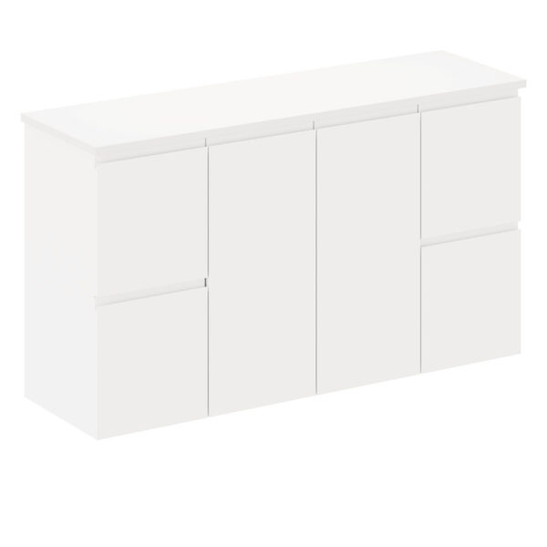 Siska 1200mm Ensuite Depth Wall Hung Cabinet
