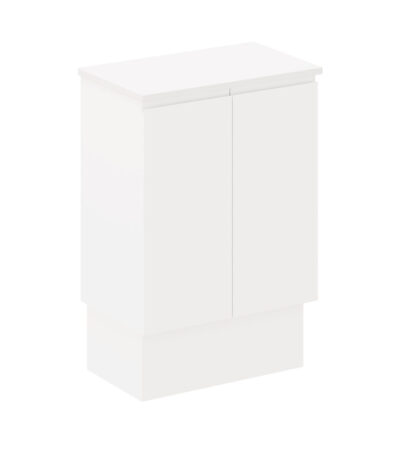 Siska 600mm Ensuite Depth Cabinet on Kick