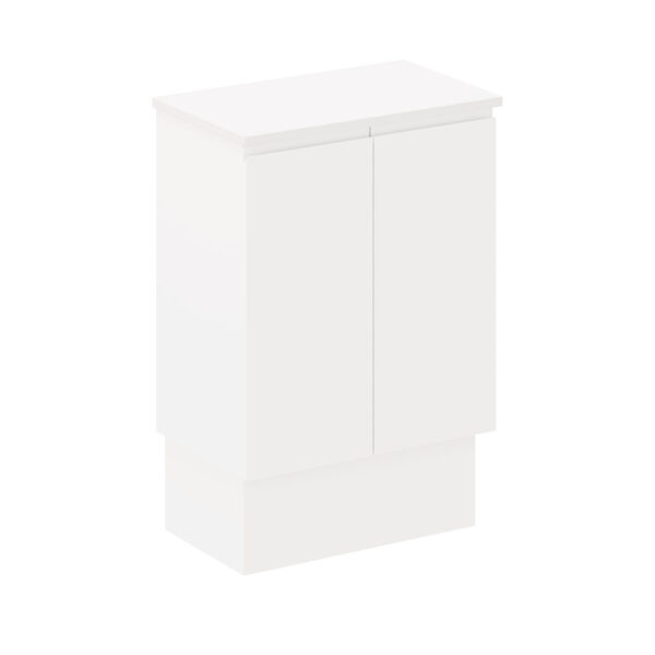 Siska 600mm Ensuite Depth Cabinet on Kick