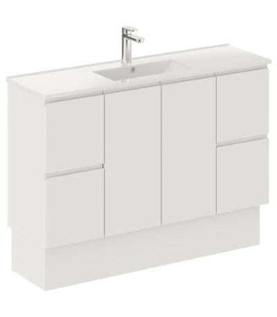Siska Slim 1200 Vanity on Kickboard