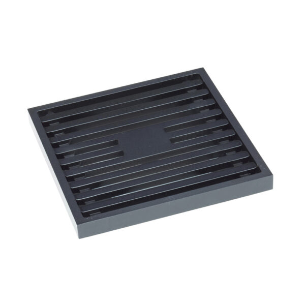 Slim Grate Floor Waste,80mm, Matte Black