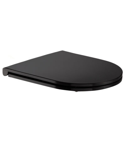 Slim Toilet Seat, Matte Black