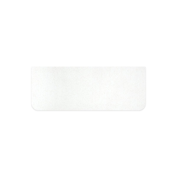 Snowflake Solid Surface Top, Curved Full Depth, 1200mm