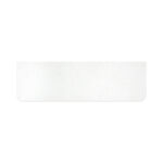 Snowflake Solid Surface Top, Curved Full Depth, 1500mm