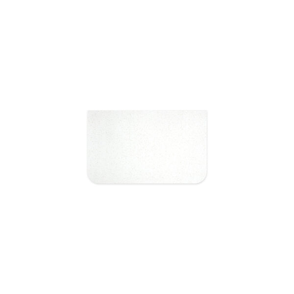Snowflake Solid Surface Top, Curved Full Depth, 750mm