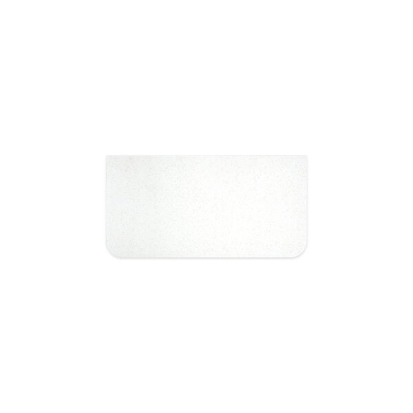 Snowflake Solid Surface Top, Curved Full Depth, 900mm