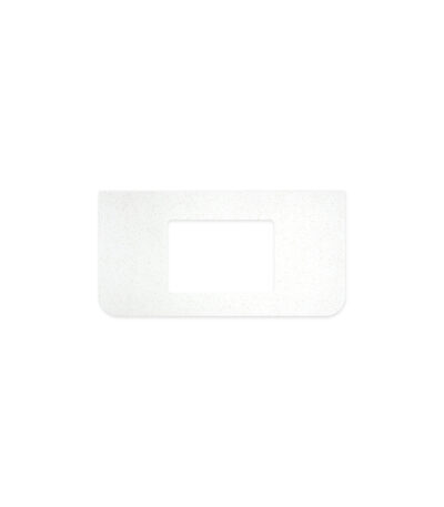 Snowflake Solid Surface Top, Curved Full Depth with Single Undermount Basin Hole, 900mm