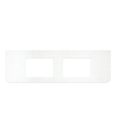 Snowflake Solid Surface Top, Curved Full Depth with Single Undermount Basin Hole, 1500mm