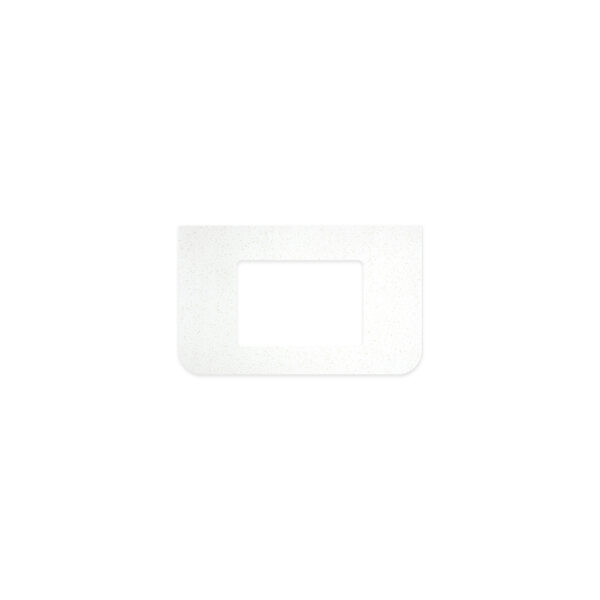 Snowflake Solid Surface Top, Curved Full Depth with Single Undermount Basin Hole, 750mm