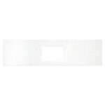 Snowflake Solid Surface Top, Rectangular Full Depth with Single Undermount Basin Hole, 1800mm