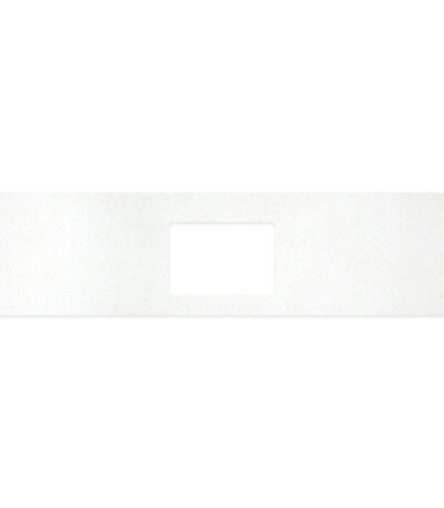 Snowflake Solid Surface Top, Rectangular Full Depth with Single Undermount Basin Hole, 1800mm