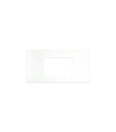Snowflake Solid Surface Top, Rectangular Full Depth with Single Undermount Basin Hole & Tap Hole, 900mm