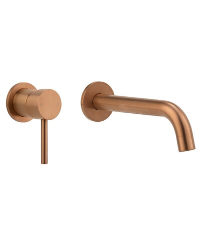 Sola Minimal Mixer & Spout Set - Brushed Copper