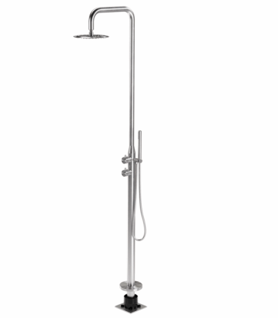Sola Outdoor Shower Set - Stainless Steel