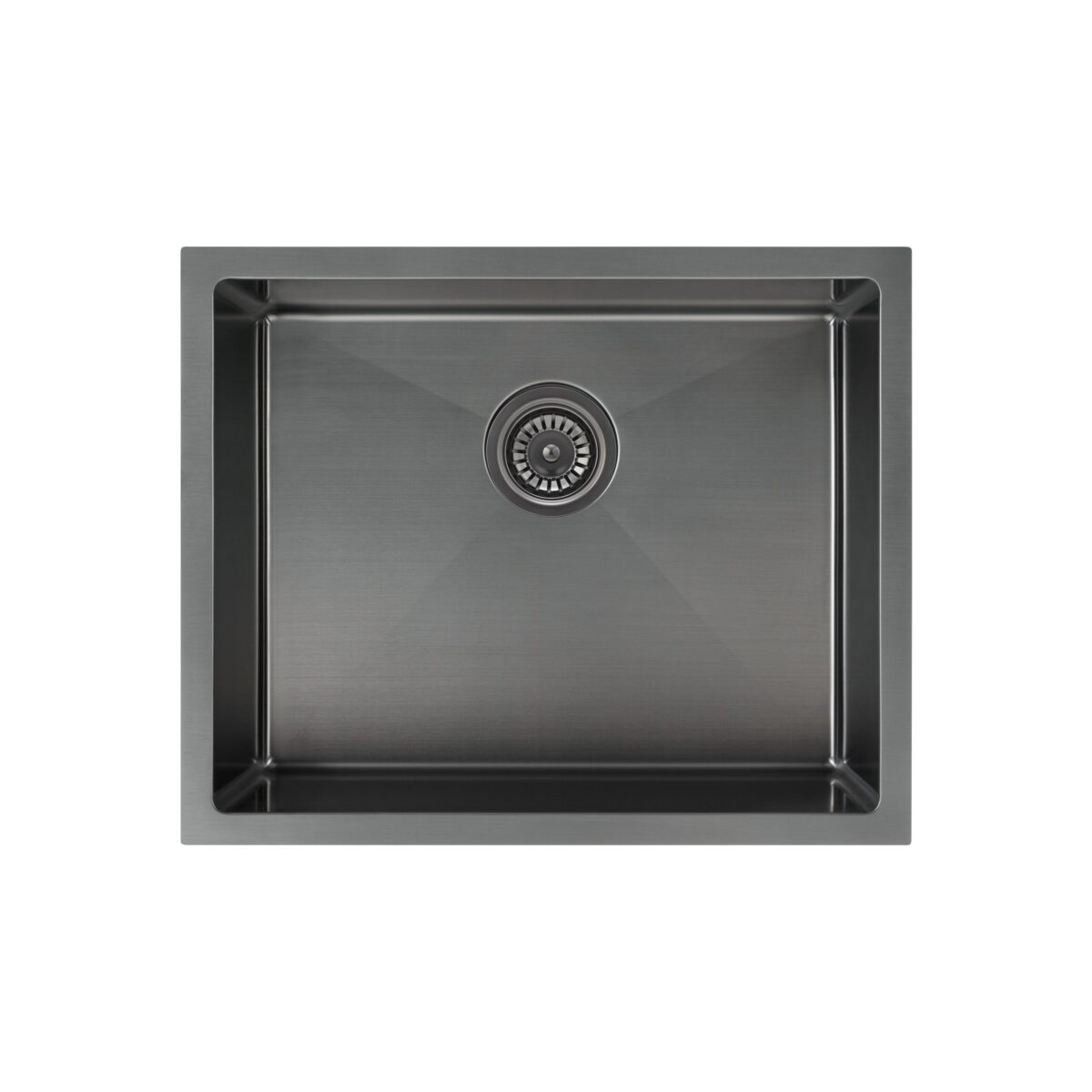 Sola Outdoor Single Sink 550mm - Brushed Gunmetal