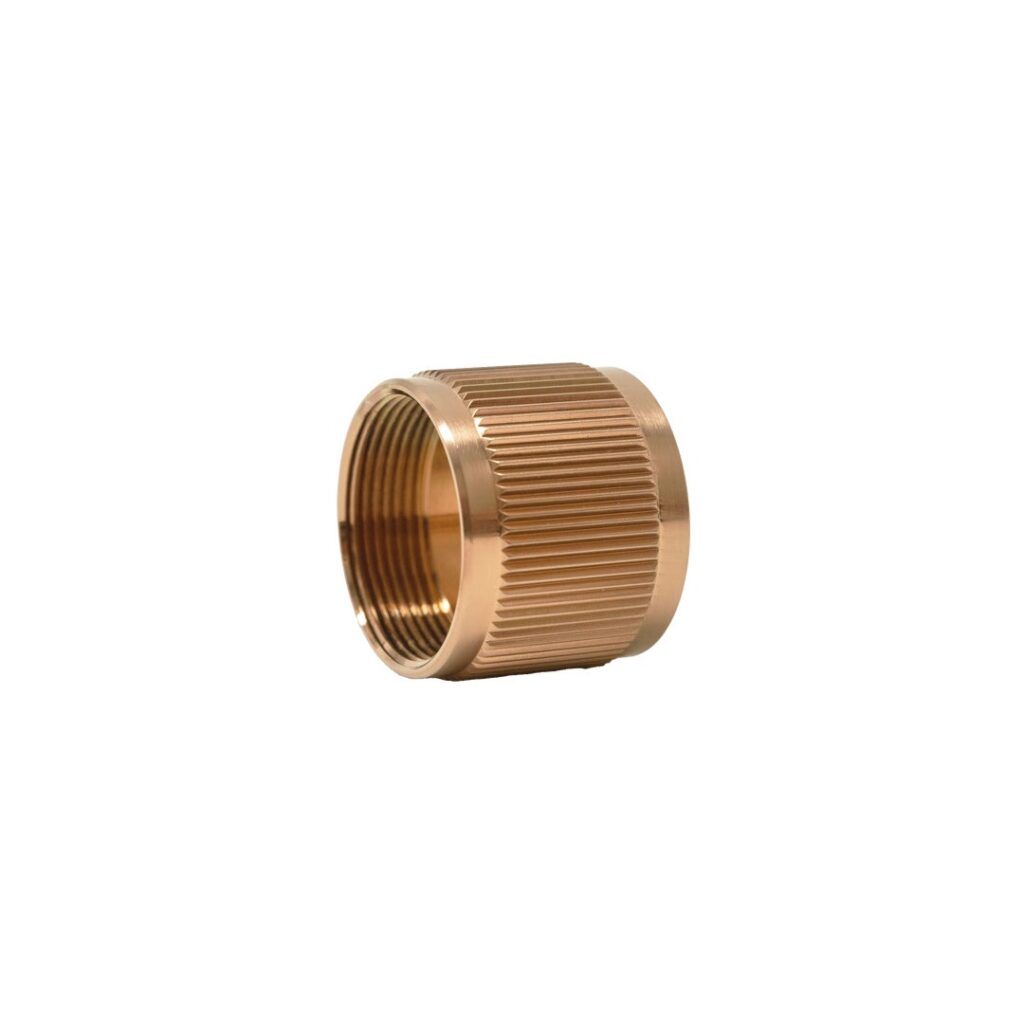 Spout Tip - Namika Wall-Mounted Spout - Brushed Copper