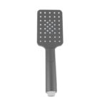 Square 3 Functions Gun Metal Grey Rainfall Handheld Shower Head