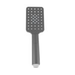 Square 3 Functions Gun Metal Grey Rainfall Handheld Shower Head