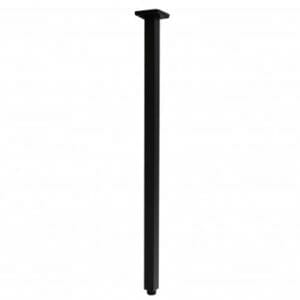 Square Black Ceiling Shower Arm 600mm