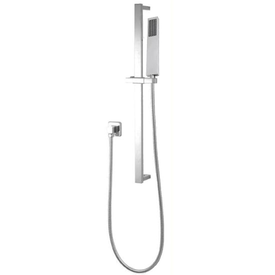 Square Brushed Nickel Handheld Shower Set