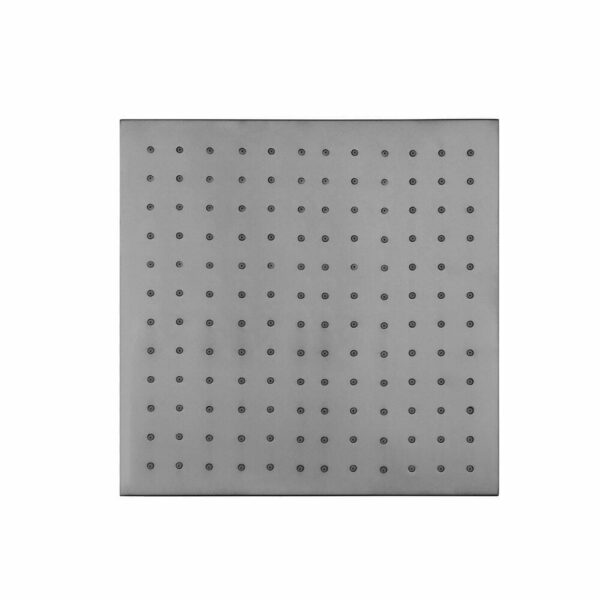 Square Brushed Nickel Shower Head - 250mm | BU0135.SH