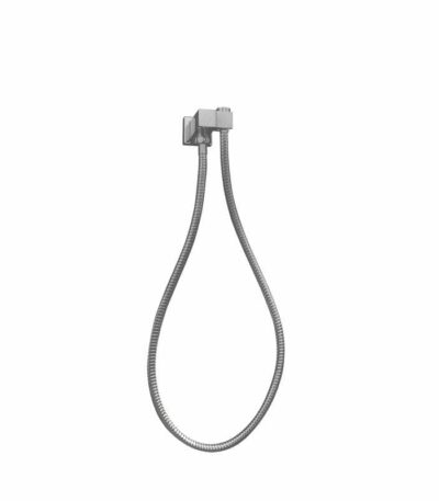 Square Brushed Nickel Shower Rail without Handheld Shower | BU2127.SH.N