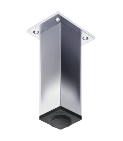 Square Chrome Adjustable Leg