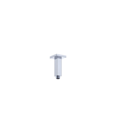 Square Chrome Ceiling Dropper, 100mm