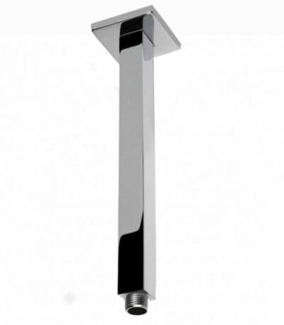 Square Chrome Ceiling Shower Arm 600mm
