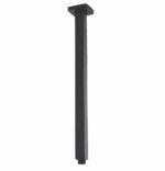 Square Gun Metal Grey Ceiling Shower Arm - 400mm | GM0117.SA