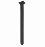 Square Gun Metal Grey Ceiling Shower Arm - 400mm | GM0117.SA