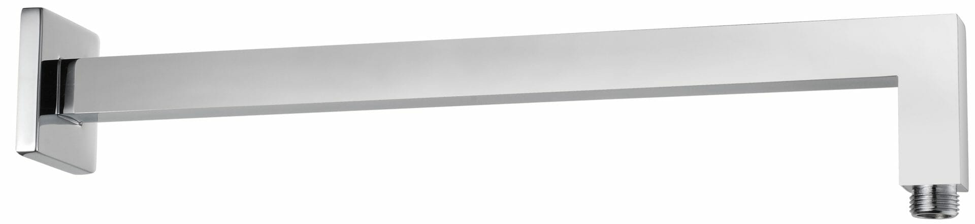 Square Horizontal Shower Arm - Chrome | PRY003